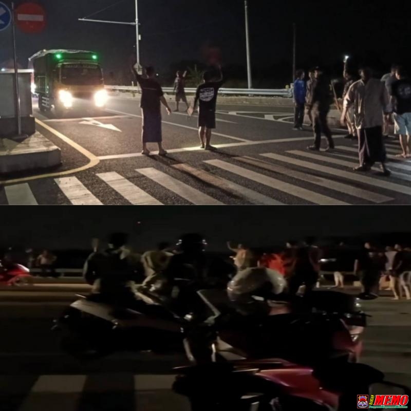 Rakyat Blokade JLU, Tuntut Pemerintah Tak Jadikan Nyawa Warga Sebagai Tumbal.?